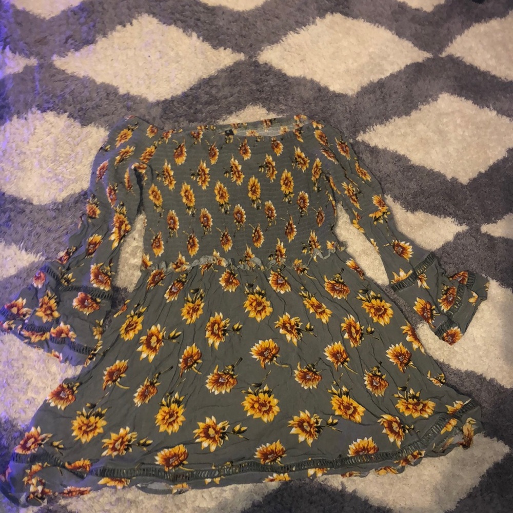 NWT zaful sunflower dress